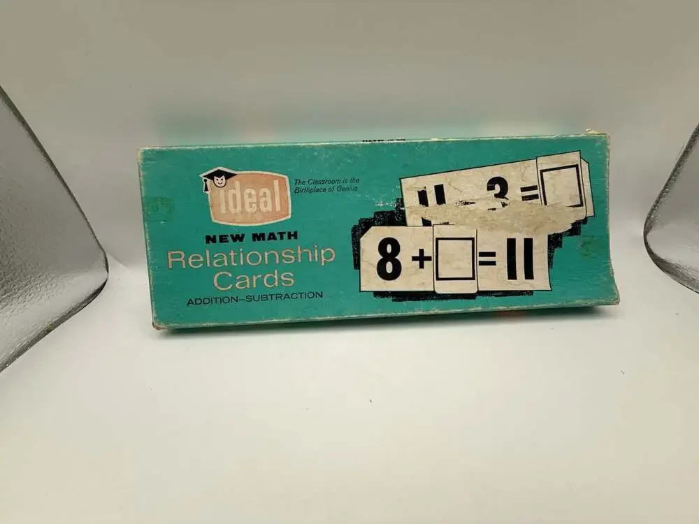 Vintage 1963 Ideal School Supply Co. New Math Relationship